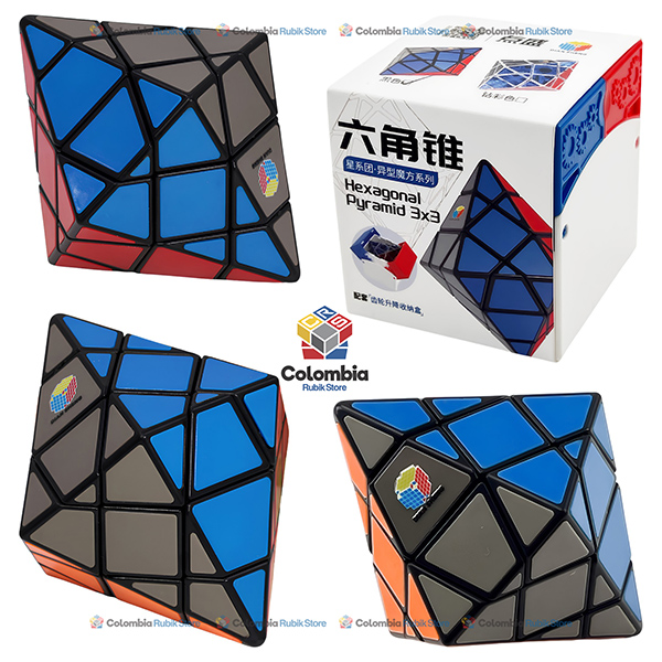 DianSheng 6 Corner Only V2 3x3 Tiles DianSheng 6 Corner Hexagonal Pyramid 3x3 V2 Tiles con forma de bipirámide hexagonal y acabado premium tipo tiles.