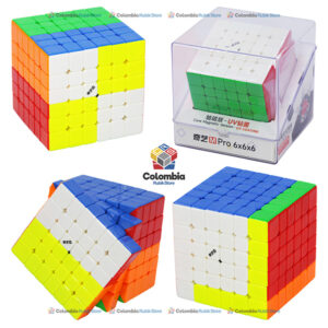 QiYi M Pro 6x6 Ball Core UV cubo magnético con acabado UV Coated y sistema Ball-Core para speedcubing.