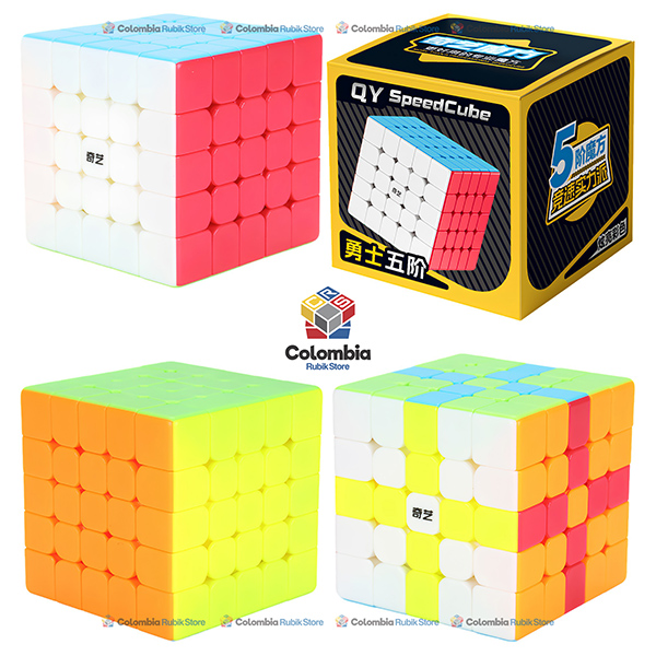 QiYi Warrior 5x5 QiYi Warrior 5x5 cubo de velocidad stickerless con giro suave, tamaño compacto de 59 mm y excelente relación calidad-precio.