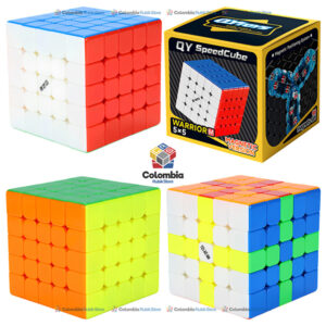 QiYi Warrior 5x5 M QiYi Warrior 5x5 M Frosted cubo magnético con 240 imanes, acabado frosted y tamaño compacto de 59 mm para speedcubing.