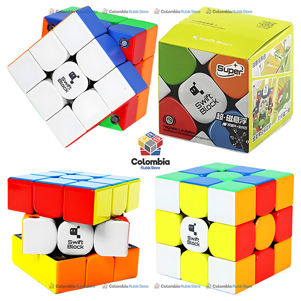 GAN Swift Block Super Maglev 3x3 Frosted GAN Swift Block Super MagLev 3x3 Frosted con 76 imanes, sistema MagLev de doble anillo, núcleo omnidireccional y acabado frosted.
