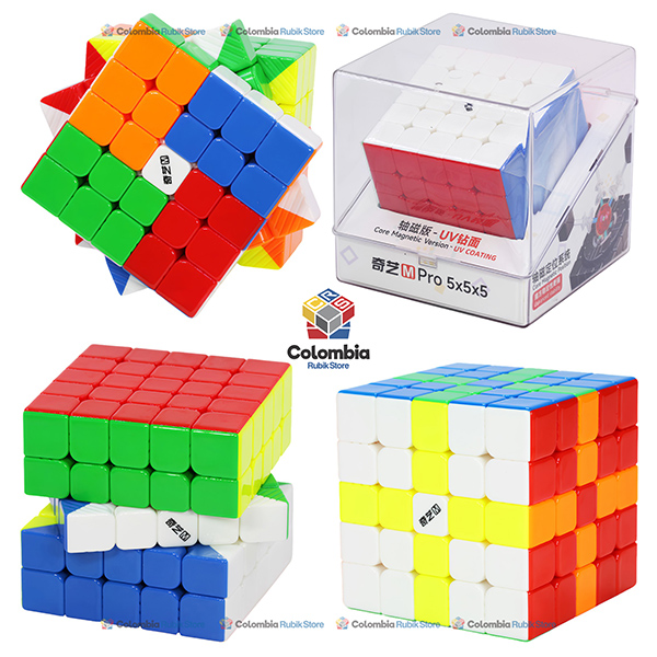 QiYi M Pro 5x5 Ball Core UV cubo magnético con sistema Ball Core, acabado UV y diseño ligero para speedcubing.