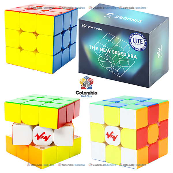 Vin Cube 3x3 Lite Magnetic Frosted Vin Cube 3x3 Lite Magnetic Frosted - Cubo de Velocidad 3x3