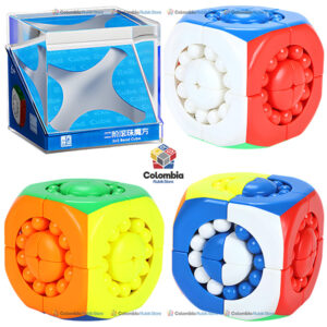 MoFang JiaoShi Magic Bead Cube 2x2 con bolas móviles de colores