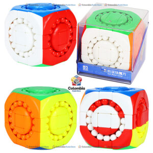 MoFang JiaoShi Magic Bead Cube 3x3 con bolas móviles de colores