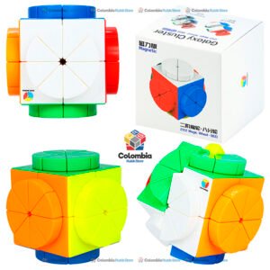 DianSheng Galaxy 2x2 Magic Wheel 8EQ Magnetic DianSheng Galaxy 2x2 Magic Wheel 8EQ Magnetic con seis ruedas giratorias, ocho segmentos por rueda y 240 imanes