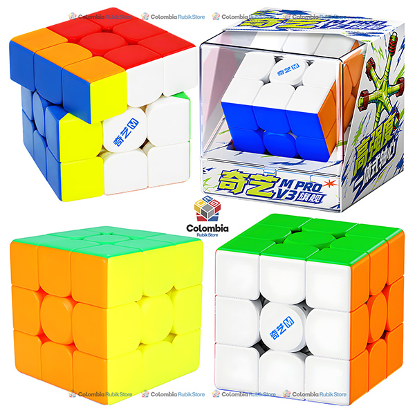QiYi M Pro V3 Flagship 3x3 magnético de 62,82 g con ajuste 8+8